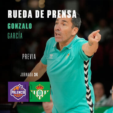 🏀 Ya disponible la rueda de prensa previa al Super Agropal Palencia VS Real Betis Baloncesto